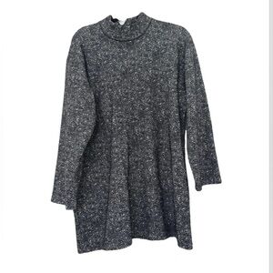 Alaia mock neck shift mini dress size FR 42